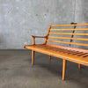 Mid Century Modern Wood Frame Sofa