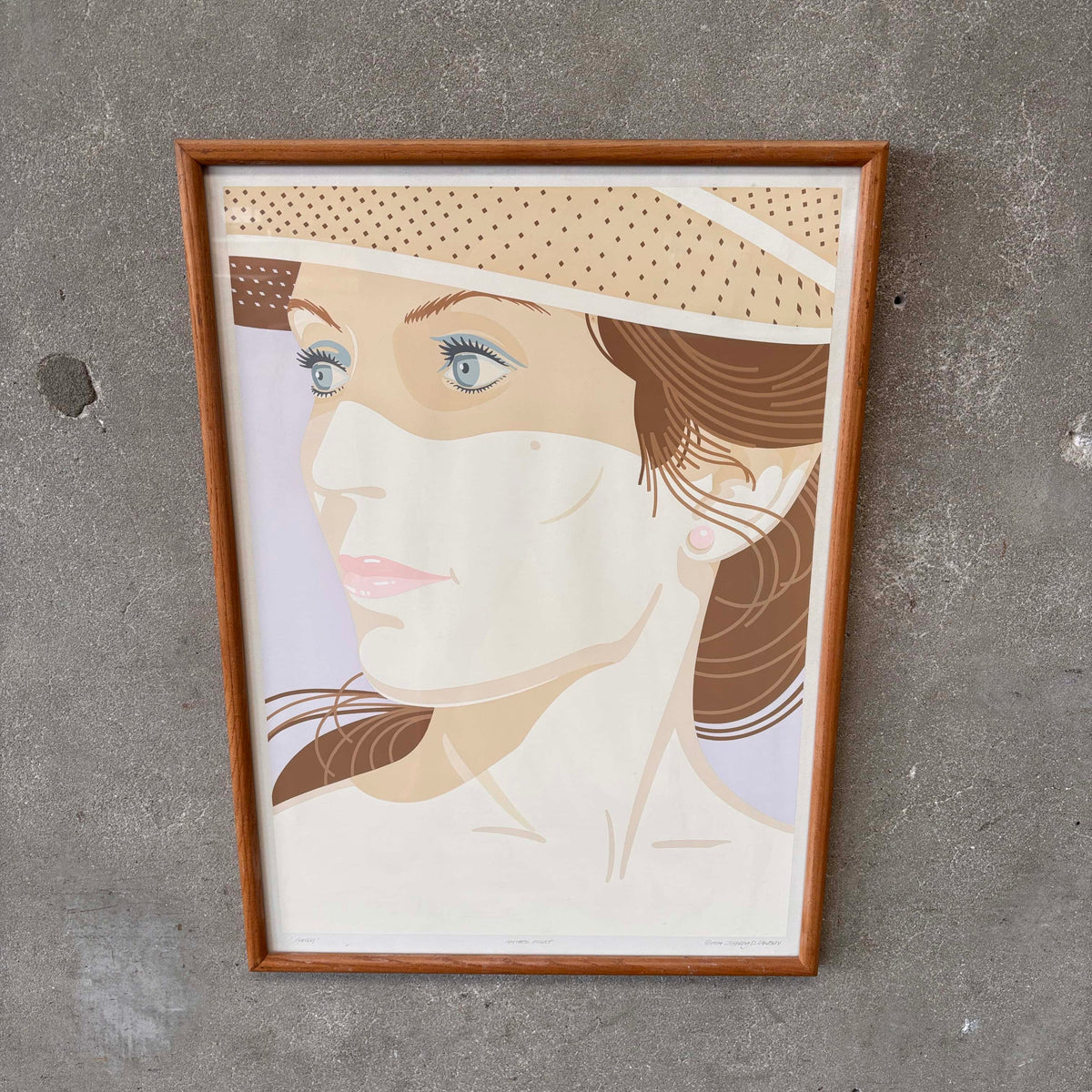 1980's Artist Proof By Jefferey D. Lawson Titled "Kanda"