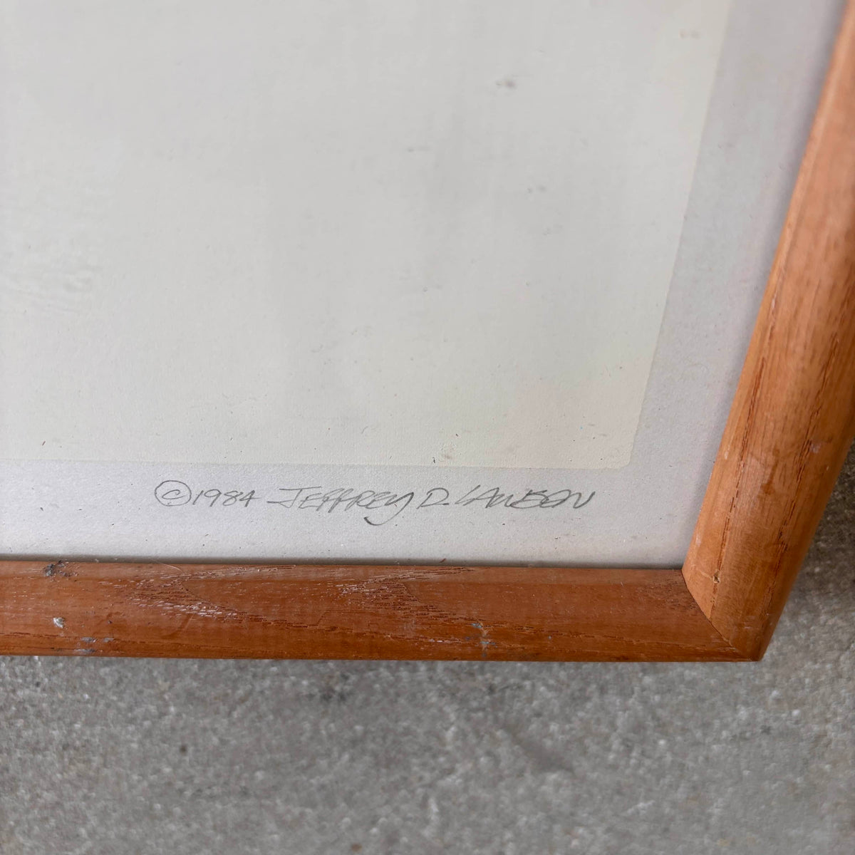 1980's Artist Proof By Jefferey D. Lawson Titled "Kanda"