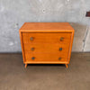 Set of Three 1950's Birch Three Drawer Dressers