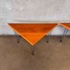 Pair of Fritz Hansen Triangle Tables
