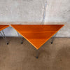 Pair of Fritz Hansen Triangle Tables