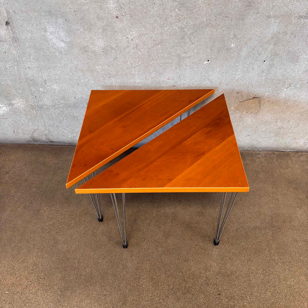 Pair of Fritz Hansen Triangle Tables