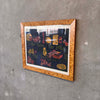 Corita Kent "Grapes" Serigraph In Burlwood Frame