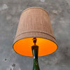 Mid Century Modern Blue & Green Ceramic Drip Glaze Lamp
