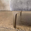 Grey Velvet Bench
