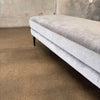 Grey Velvet Bench