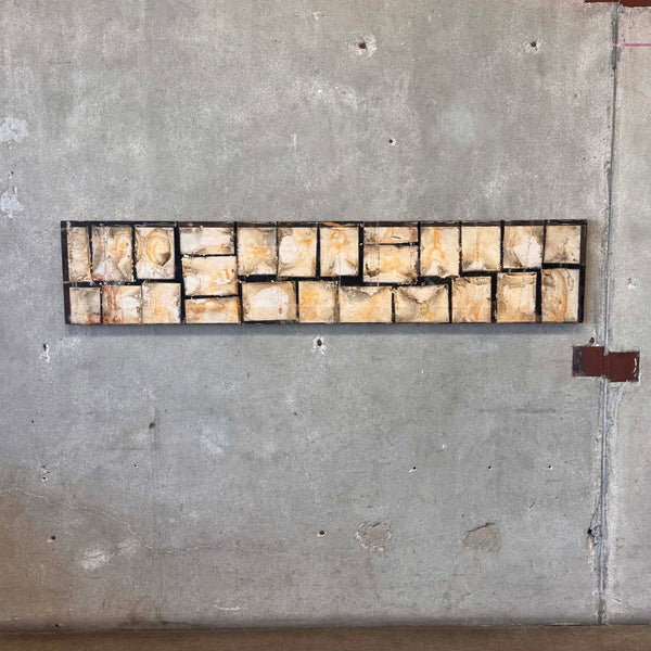 Found Art Object - Paint & Rust on Wood