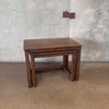 Antique Oak Nesting Tables