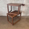 Antique Oak Nesting Tables