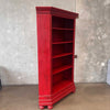 Large Painted Pine Country Corner Shelf