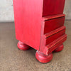 Large Painted Pine Country Corner Shelf
