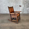 Vintage Arts & Crafts Rocker Chair