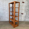 1970s Oak Display Shelf #1