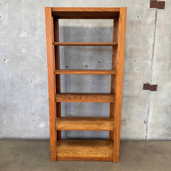 1970s Oak Display Shelf #2