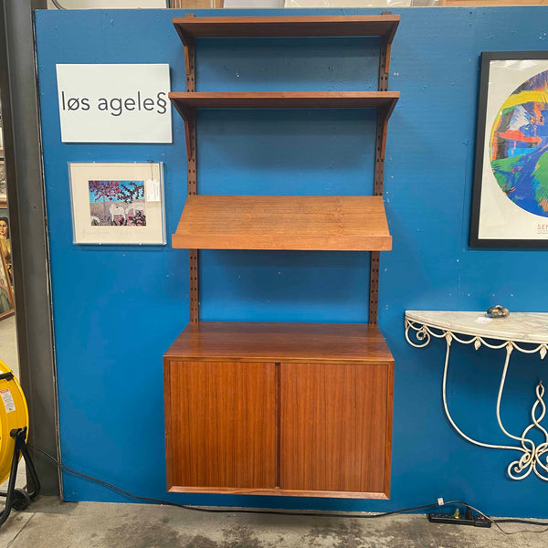 Mid Century One Bay Wall Unit By Poul Cadovius  Circa 1960s