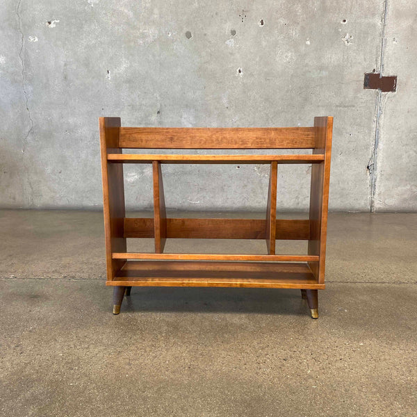 Mid Century Wood Bookcase