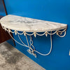 Italian Marble Wall Mount Console Table C.1980s