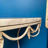Italian Marble Wall Mount Console Table C.1980s