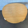 Mid Century Modern Guitar Pick Light Wood Coffee Table With Four Bentwood Legs