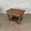 Mid Century Bassett Astra Walnut End Table