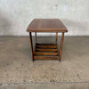 Mid Century Bassett Astra Walnut End Table