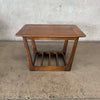 Mid Century Bassett Astra Walnut End Table
