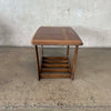 Mid Century Bassett Astra Walnut End Table