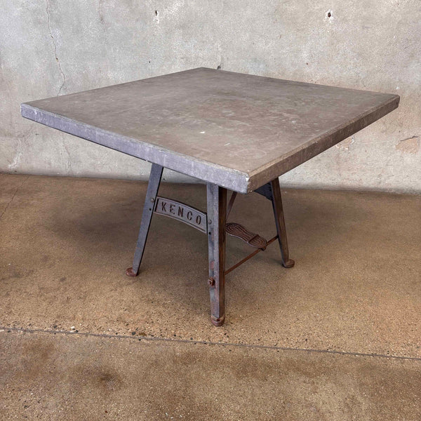 Industrial Concrete / Fiber Mix Table With Kenko Legs
