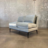Mid Century Style Loveseat in Mohair