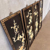 Set of Four Chinese 3D Panels With Birds & Flowers