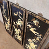 Set of Four Chinese 3D Panels With Birds & Flowers