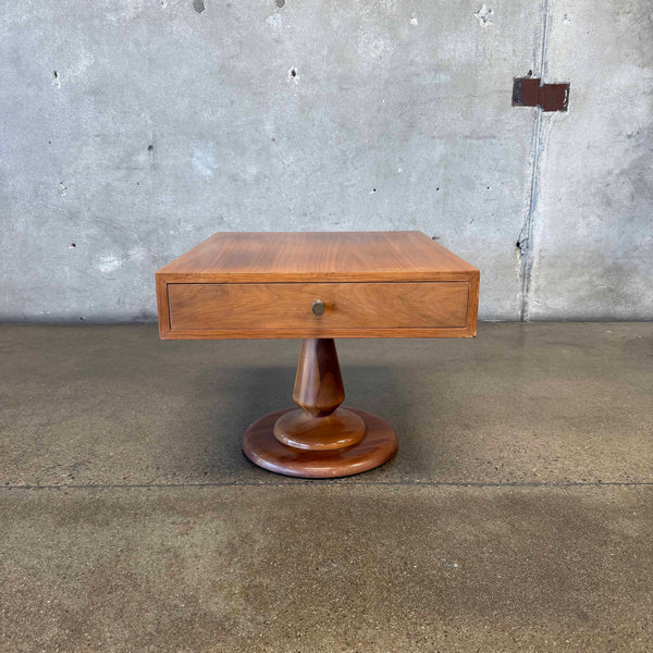 Mid Century Walnut Large Side Table / Small Coffee Table