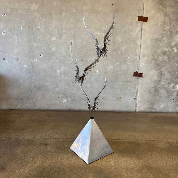 Vintage Curtis Jere Large Bird Sculpture
