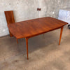 Vintage Mid Century Modern Broyhill Brasillia Dining Table With One Leaf