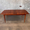 Vintage Mid Century Modern Broyhill Brasillia Dining Table With One Leaf