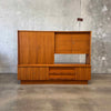 Danish Modern Shelf Cabinet With Key