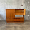Danish Modern Shelf Cabinet With Key