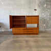 Danish Modern Shelf Cabinet With Key