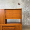 Danish Modern Shelf Cabinet With Key