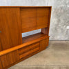 Danish Modern Shelf Cabinet With Key