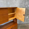 Danish Modern Shelf Cabinet With Key