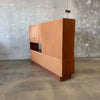 Danish Modern Shelf Cabinet With Key