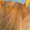 Set of Six Orange & Walnut Jean Prouve Style Chairs - Standard Chairs