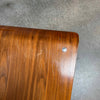 Set of Six Orange & Walnut Jean Prouve Style Chairs - Standard Chairs