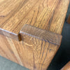 Pair of Vintage Mid Century Modern Solid Oak Side Tables