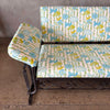 Vintage Metal Glider / Daybed - Folds Down / New Upholstery - HOLD