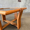 Vintage Solid Oak Coffee Table