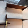 Mid Century Modern Distressed Look 30 Piece Modular Wall Shelves With Brackets