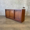 Vintage Mid Century Walnut Credenza